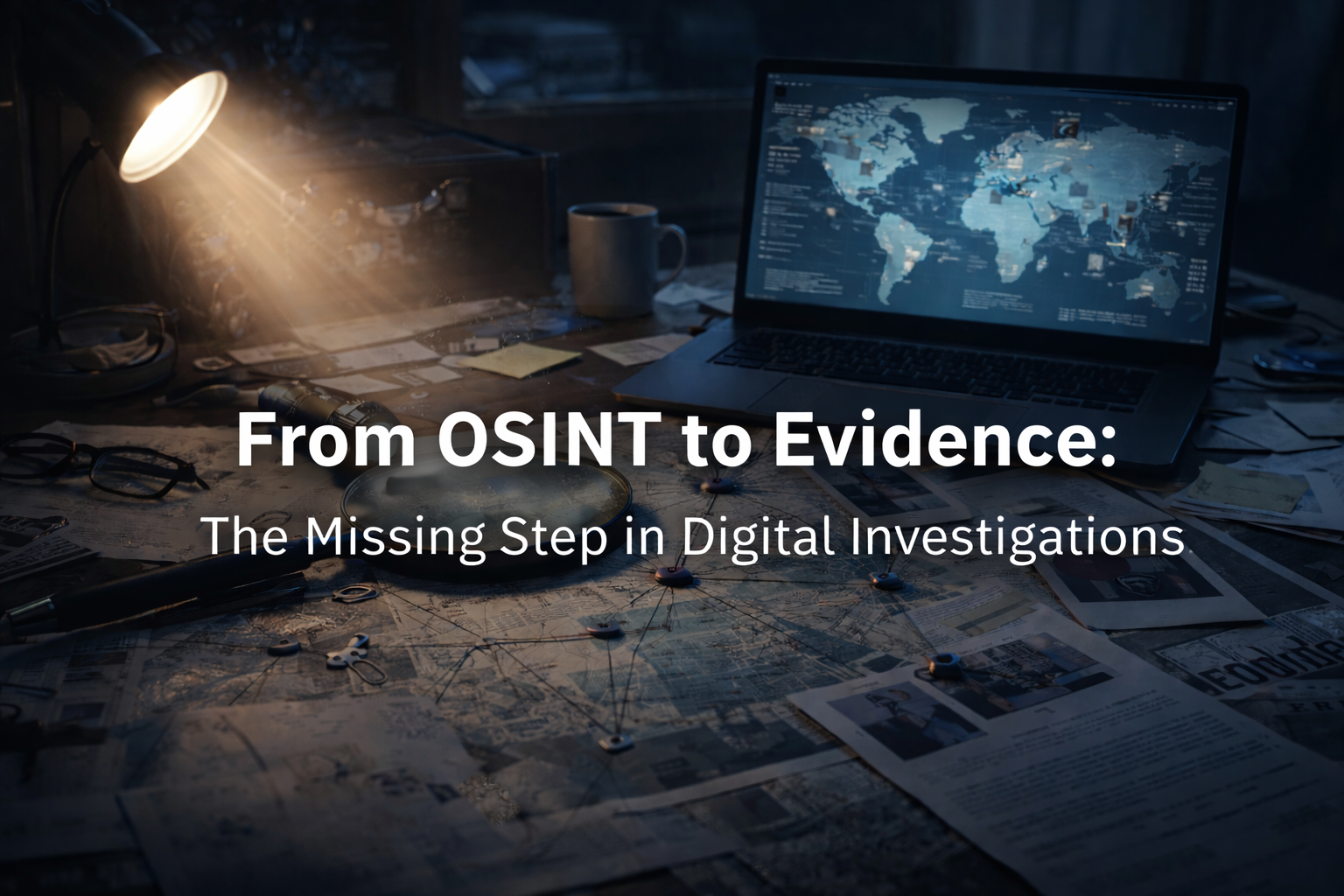 From OSINT to Evidence: The Missing Step in Digital Investigations